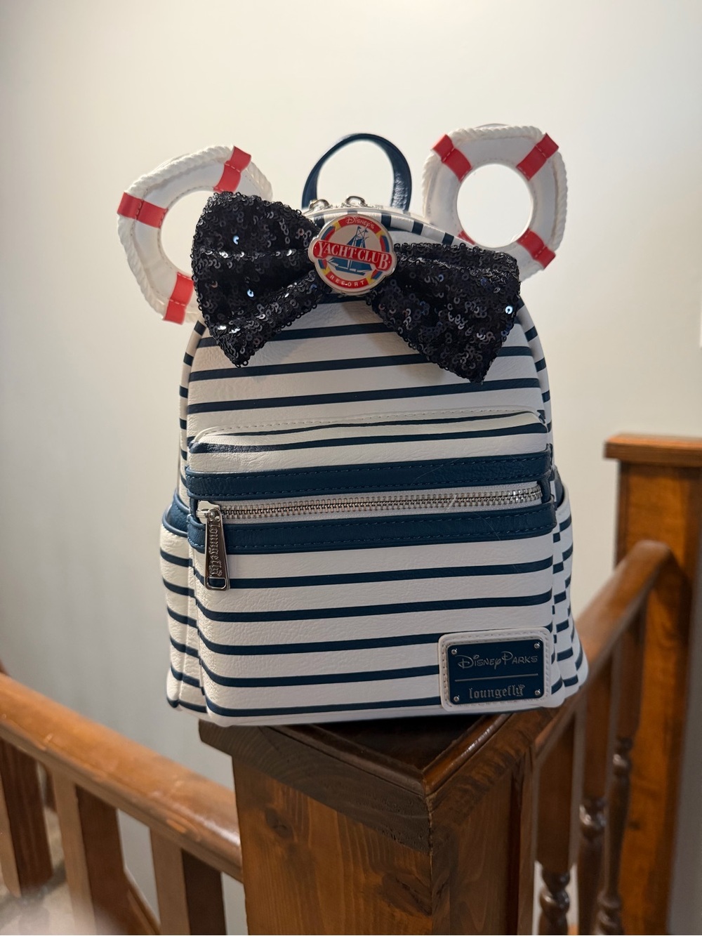 Loungefly yacht club Disney parks book bag